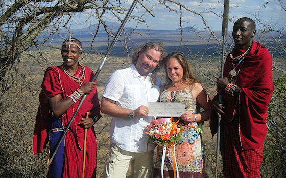 Huwelijksceremonie Poachers Lookout - Tsavo West