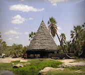 OnsKenia, Kalacha camp gelegen in de Chalbi woestijn in Marsabit Noord Kenia