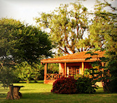 Sosian Ranch House is gelegen op het Laikipia plateau in Kenia