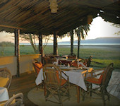 Kisima Ngeda Tented Camp restaurant, Lake Eyasi Tanzania