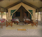 Whistling Thorn Camp inrichting accommodatie Tarangire nationaal park Tanzania