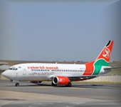 Kenya Airways vluchten Mombasa - Nairobi