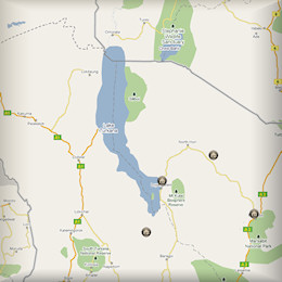 Plattegrond Lake Turkana accommodaties