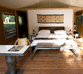Rhino River Camp luxe tentenkamp aan de Kinandi rivier in het Meru Nationaal Park
