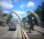 Mombassa stad - Kenia