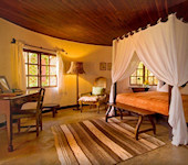 Sosian Ranch House interieur cottage gelegen op het Laikipia plateau in Kenia