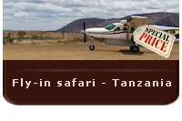Aanbieding fly-in safari reis Zuid-Tanzania