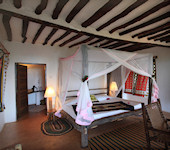 Kichanga Lodge, interieur kamer Tanzania
